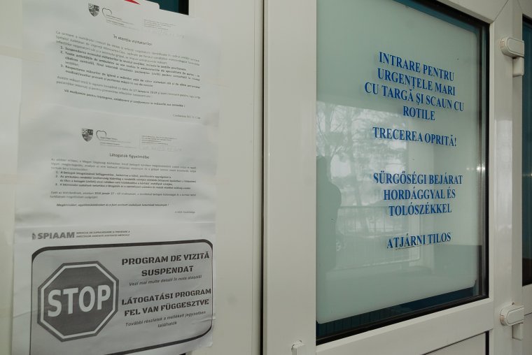 Még tart a látogatási tilalom a csíkszeredai kórházban