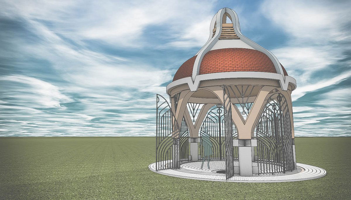 A csíkszeredai borvízház látványterve •  Fotó: Equartis Architects Kft