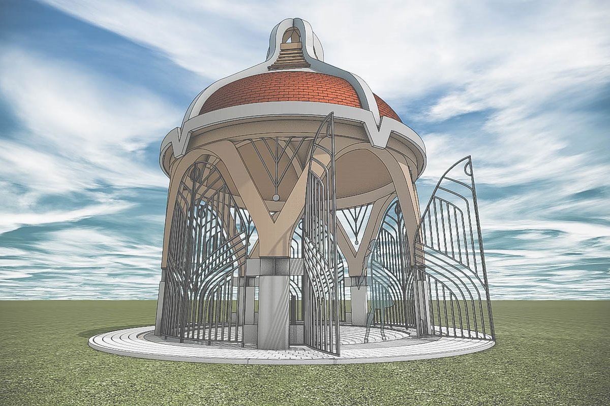 A forrásház látványtervei •  Fotó: Equartis Architects Kft