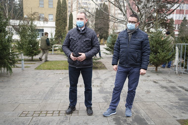 Új helyszínen alakítottak ki karácsonyfaértékesítési pontot Csíkszeredában