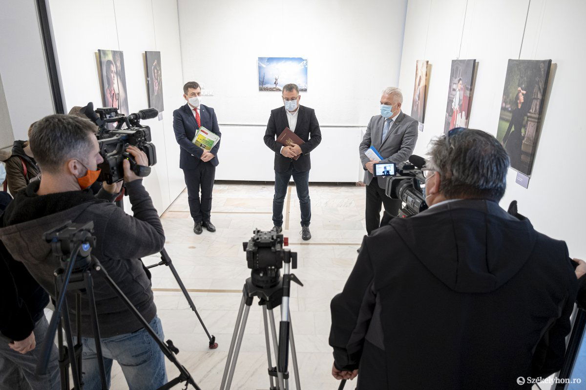 Balról jobbra: Borboly Csaba, Nechita-Adrian Oros és Ion Proca • Fotó: Veres Nándor