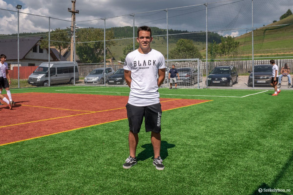 Csiszer Balázs. Menaságról az 1. Ligába •  Fotó: Pinti Attila