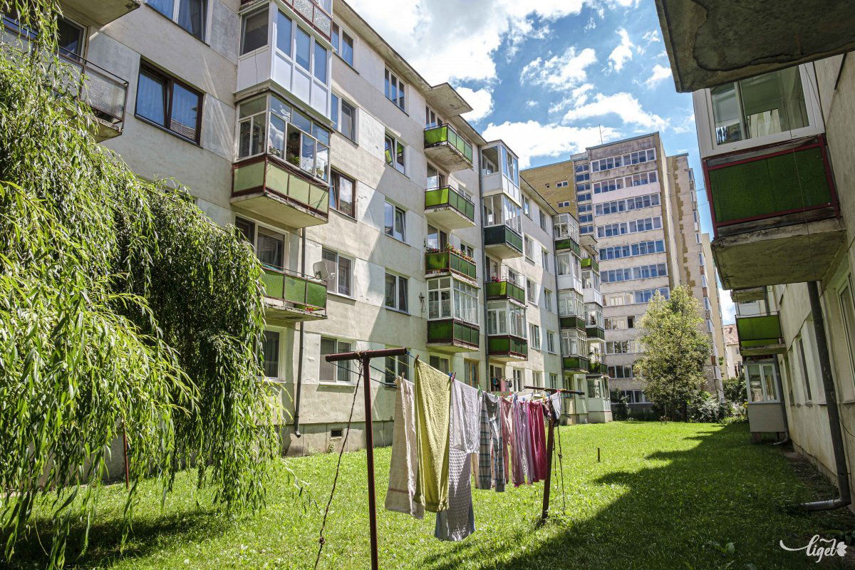 A csíkszeredai Tudor lakótelep napjainkban •  Fotó: Veres Nándor