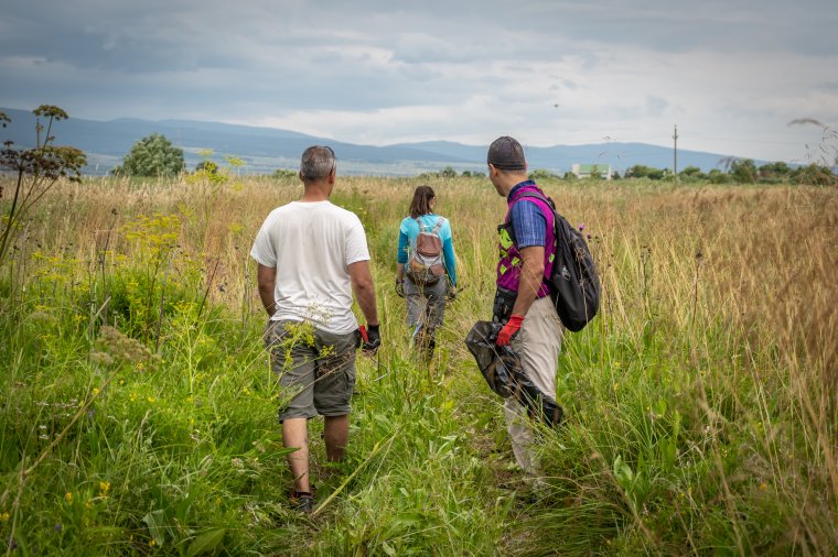 Tizenkét zsák szemetet gyűjtöttek össze Csíkszeredában