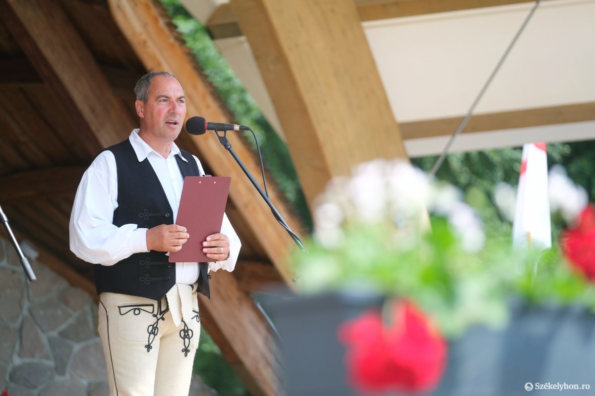 Ferencz Csaba, Csíkpálva község polgármestere •  Fotó: Veres Nándor