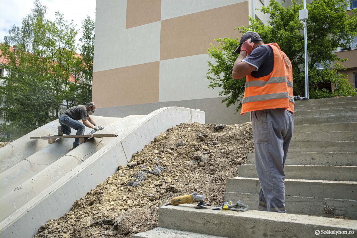 Három hónapon belül véglegessé válik a lakótelep új arculata • Fotó: Veres Nándor