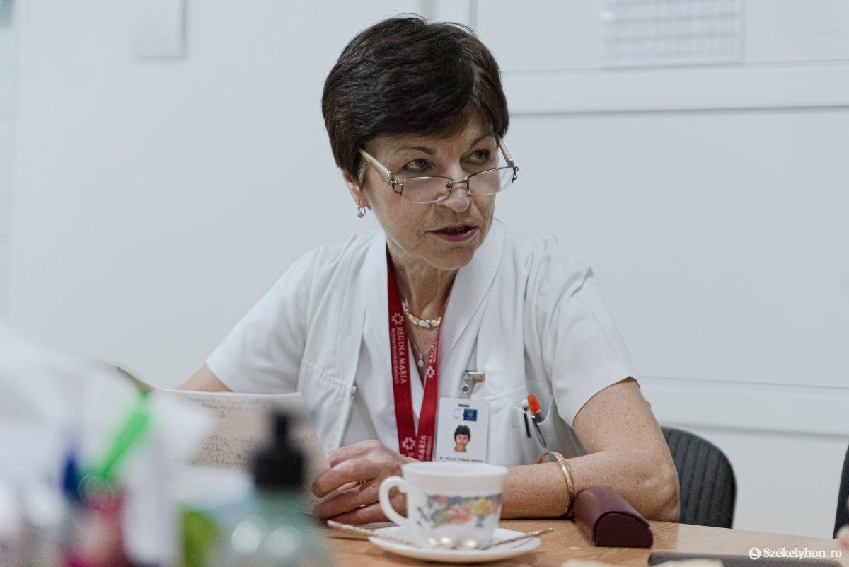 Holló Tünde szülészeti-nőgyógyászati osztály főorvosa •  Fotó: Gábos Albin