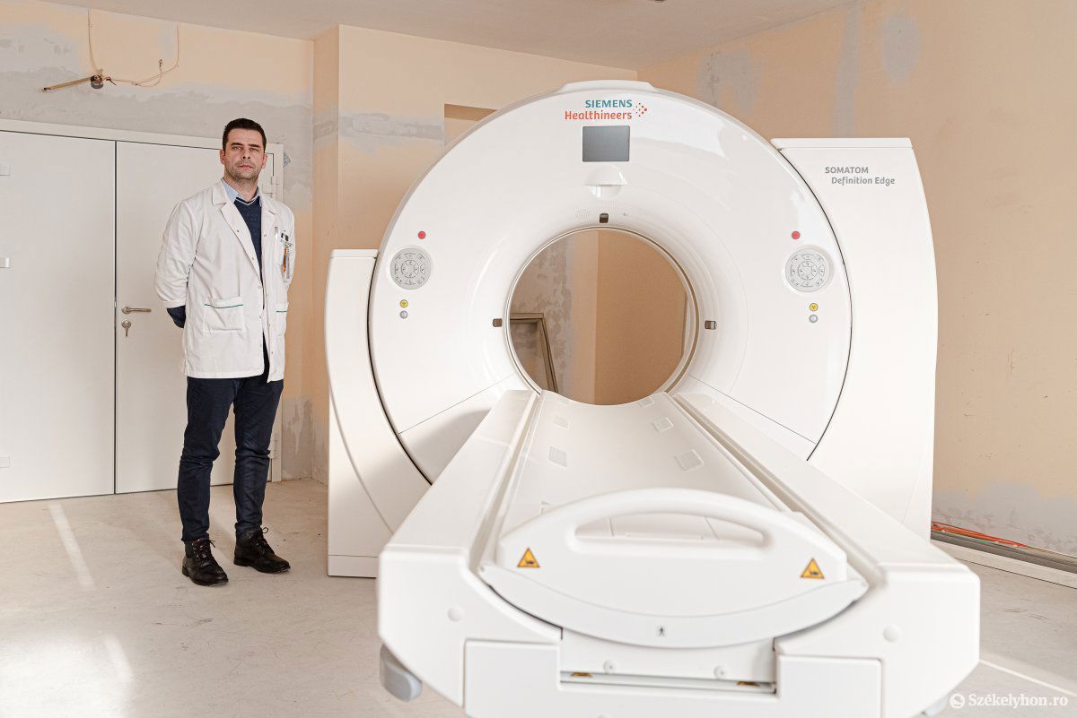 Tavasztól várható, hogy beüzemelik a radiológiai osztály nemrég beszerzett új, modern diagnosztikai készülékeit •  Fotó: Gábos Albin
