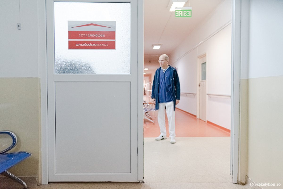 A kardiológiai osztályon és a járóbeteg-rendelőben felfüggesztették a betegek fogadását. Archív felvétel •  Fotó: Gábos Albin
