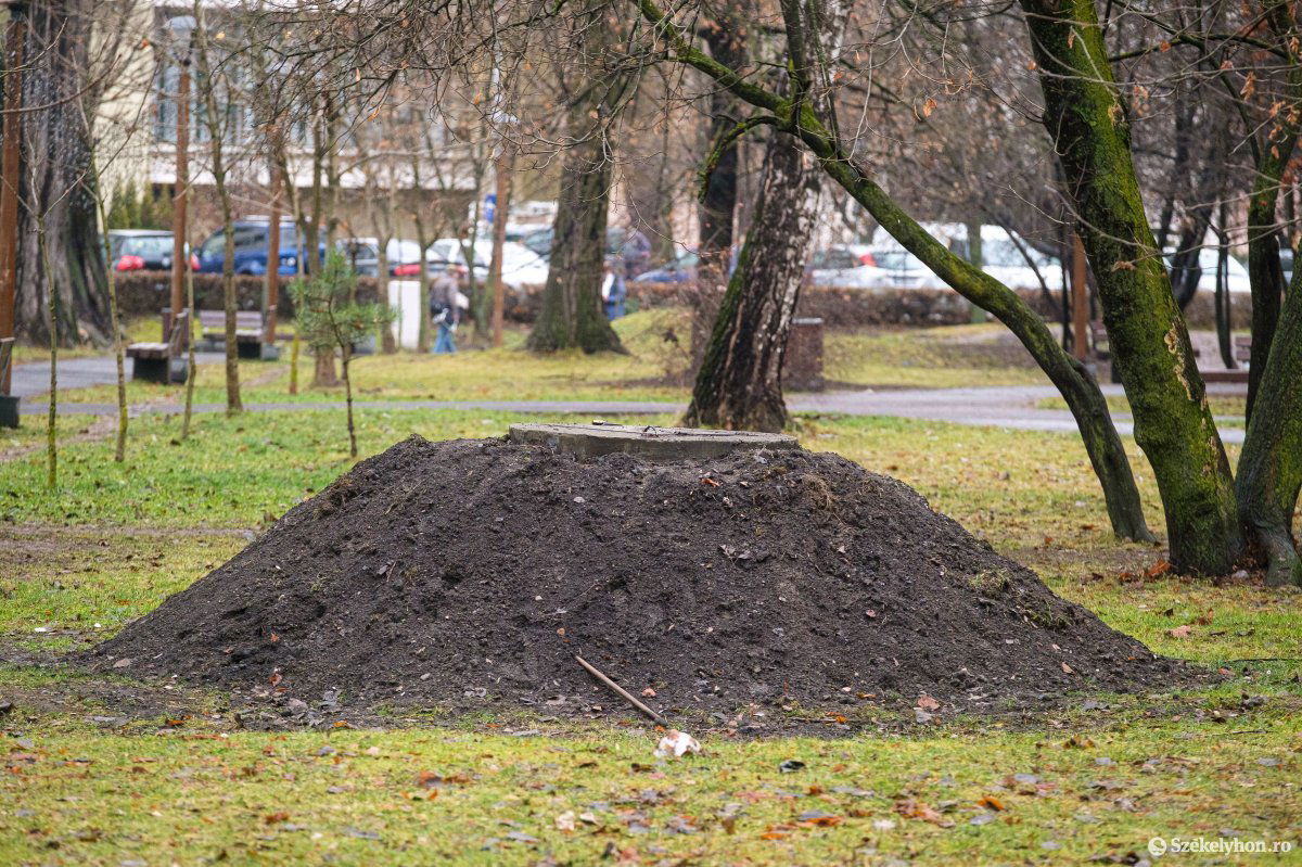 A borvízház elkészülte után meg lehet majd kóstolni a forrás vizét is •  Fotó: Veres Nándor