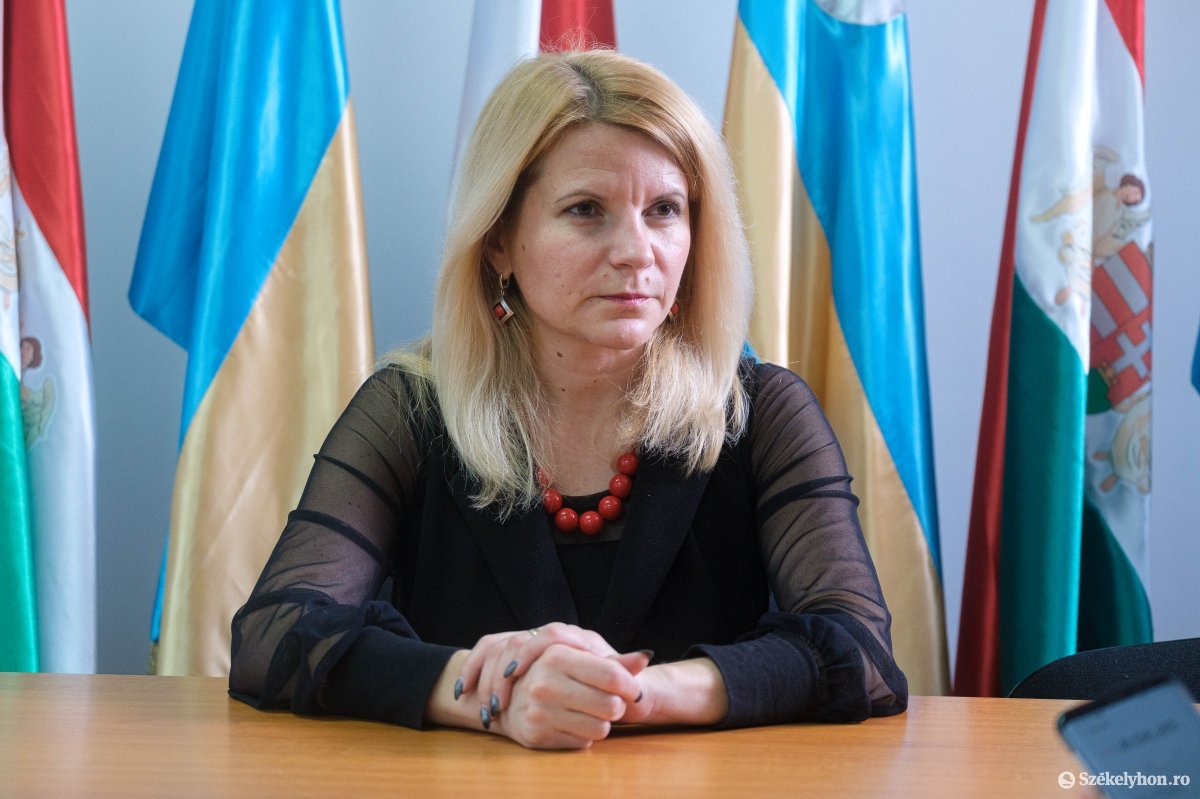 Sándor Krisztina, az Erdélyi Magyar Nemzeti Tanács ügyvezető elnöke •  Fotó: Veres Nándor