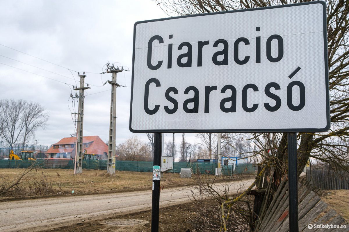 A sportcsarnok Csaracsóban épül meg, ahol sportbázist alakítanak ki •  Fotó: Veres Nándor