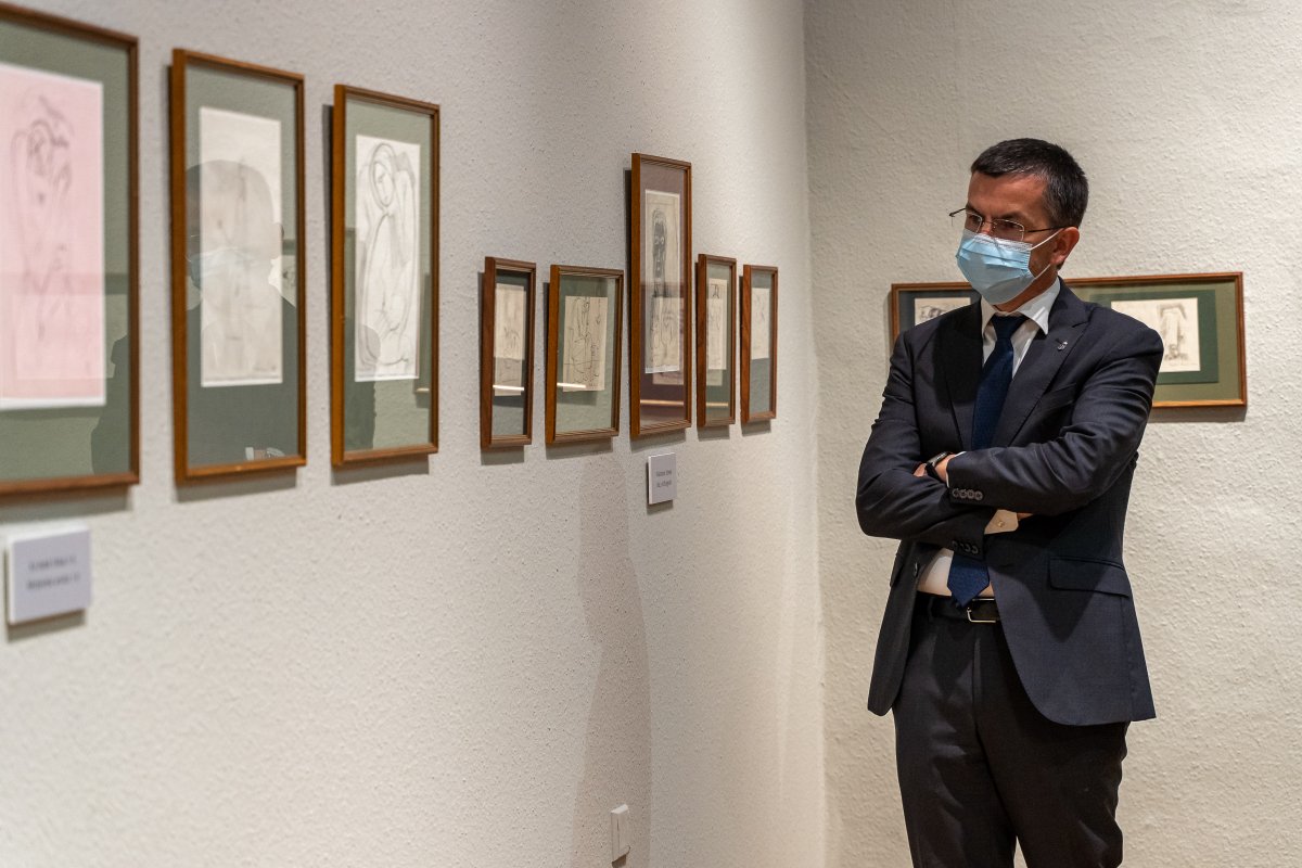 Tóth László főkonzul, Magyarország Csíkszeredai Főkonzulátusának vezetője •  Fotó: Gegő Imre/Csíki Székely Múzeum
