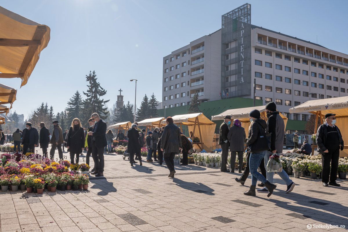Egy ezrelék alatt Hargita megye székhelye •  Fotó: Pinti Attila