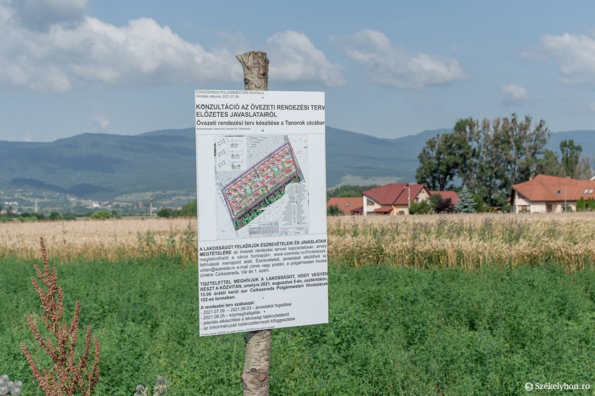A Tanorok utcai telek beépítésére különböző elképzelések léteznek. Archív •  Fotó: Pinti Attila