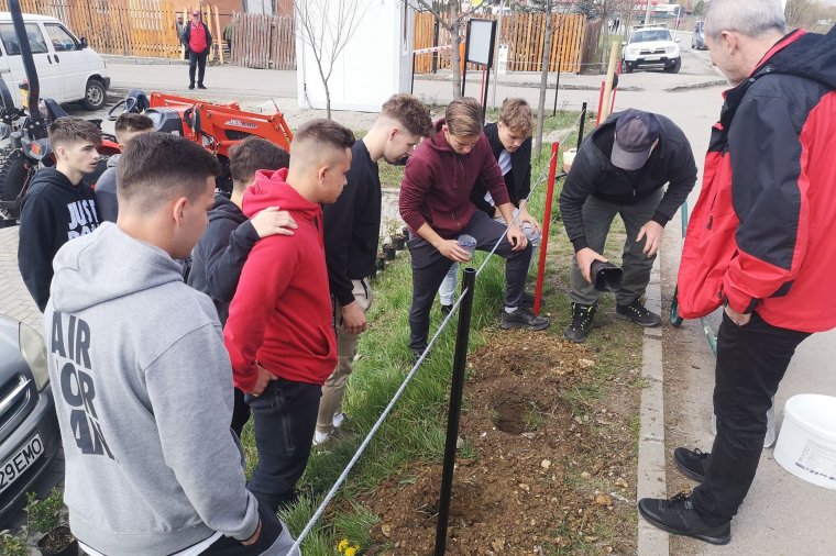 Faültetés a Föld napján