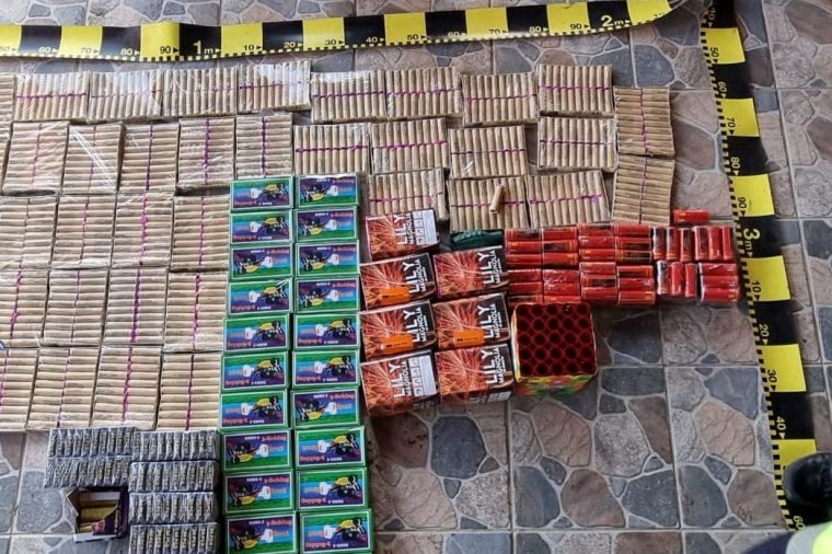 Több mint 37 tonna pirotechnikai terméket foglaltak le a rendőrök