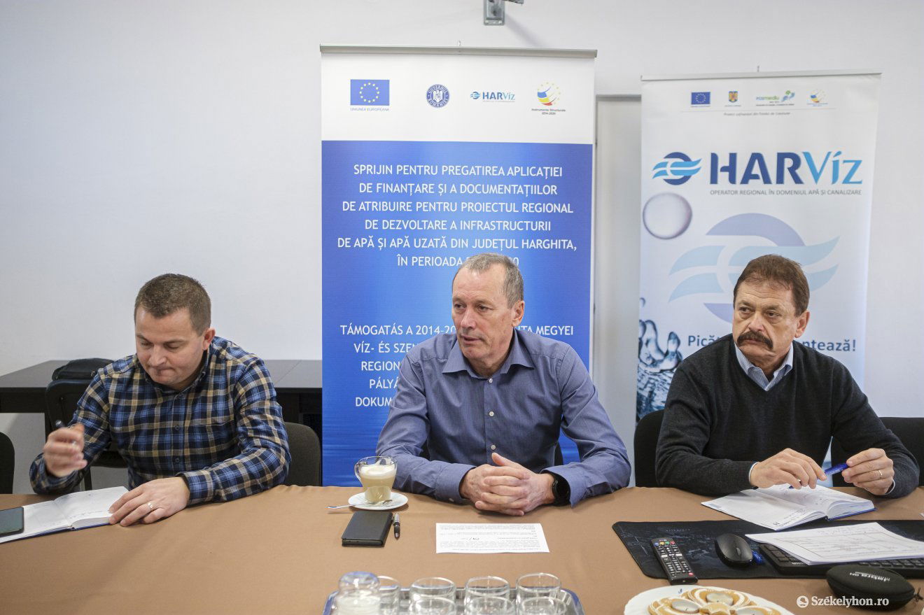 A Harvíz Rt. nagyberuházásának elkezdése felgyorsulhat – hangzott el •  Fotó: Veres Nándor