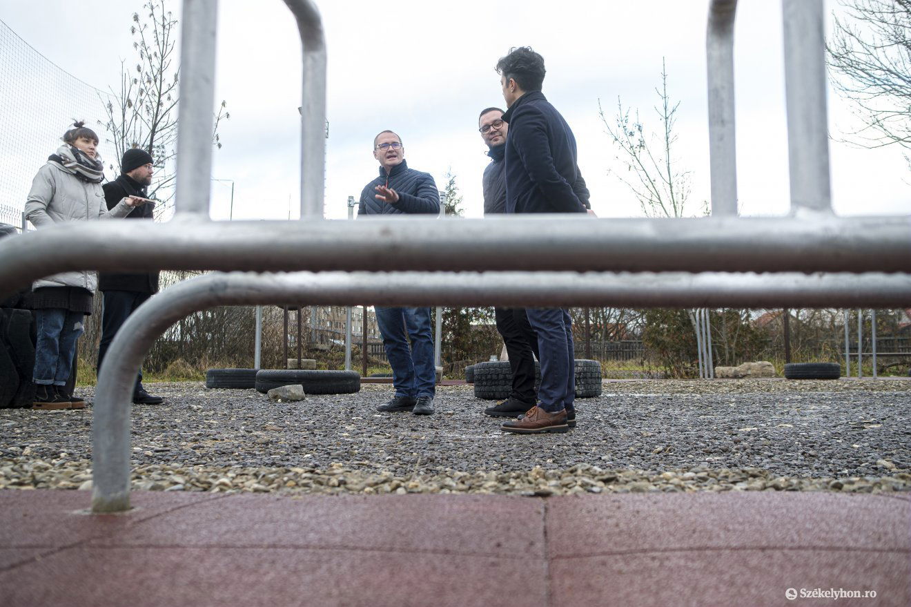 A beruházásról a lakók dönthettek. Az erőpark fejlesztése bekerült a hat nyertes projekt közé, amelyeket a részvételi költségvetésből valósítottak meg •  Fotó: Veres Nándor