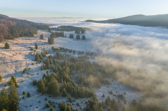 Fagyos reggel Csíkszeredában: mínusz 6,4 fokot mértek