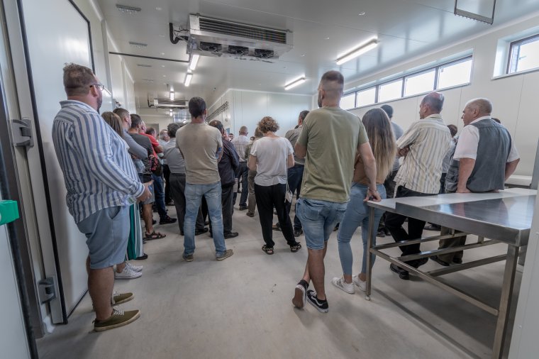 Bemutatták az érdeklődőknek a csíkjenőfalvi vágóhidat