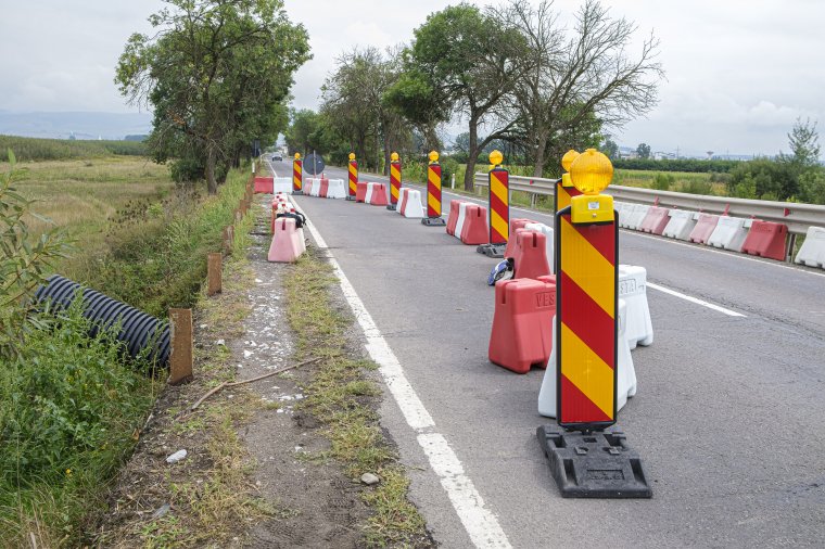 Elterelik a forgalmat Csíkszereda Székelyudvarhely felőli kijáratánál