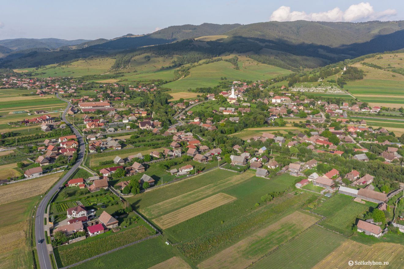 Bánkfalván épül fel a községi bölcsőde •  Fotó: Pinti Attila