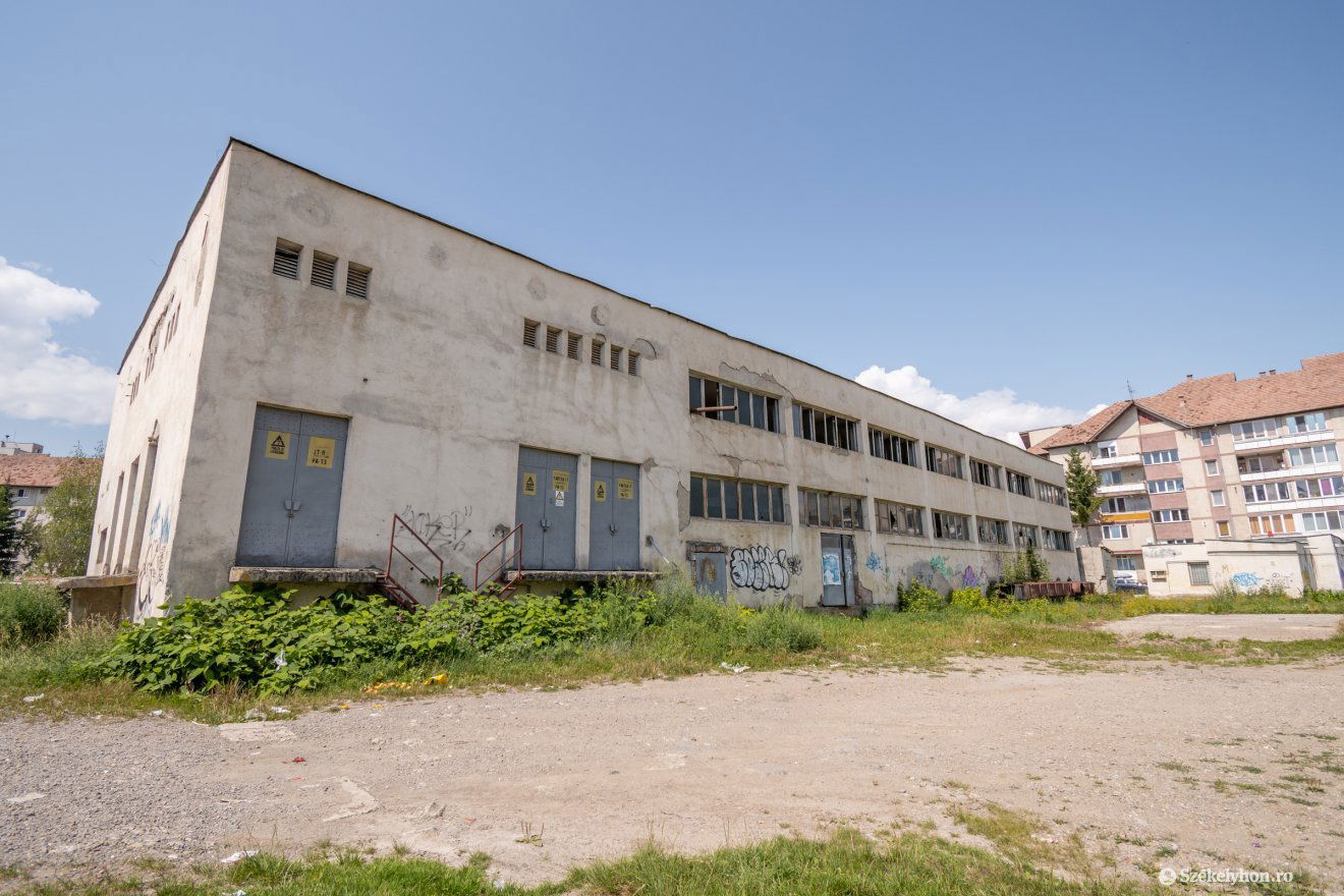 A kazánház helyére kerülhet a parkolóház, ha lesz beruházó •  Fotó: Pinti Attila