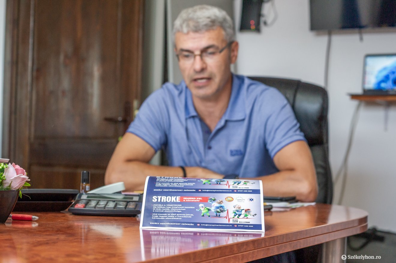 Péter Szilárd: szép szakma a miénk, de nehéz is •  Fotó: Pinti Attila
