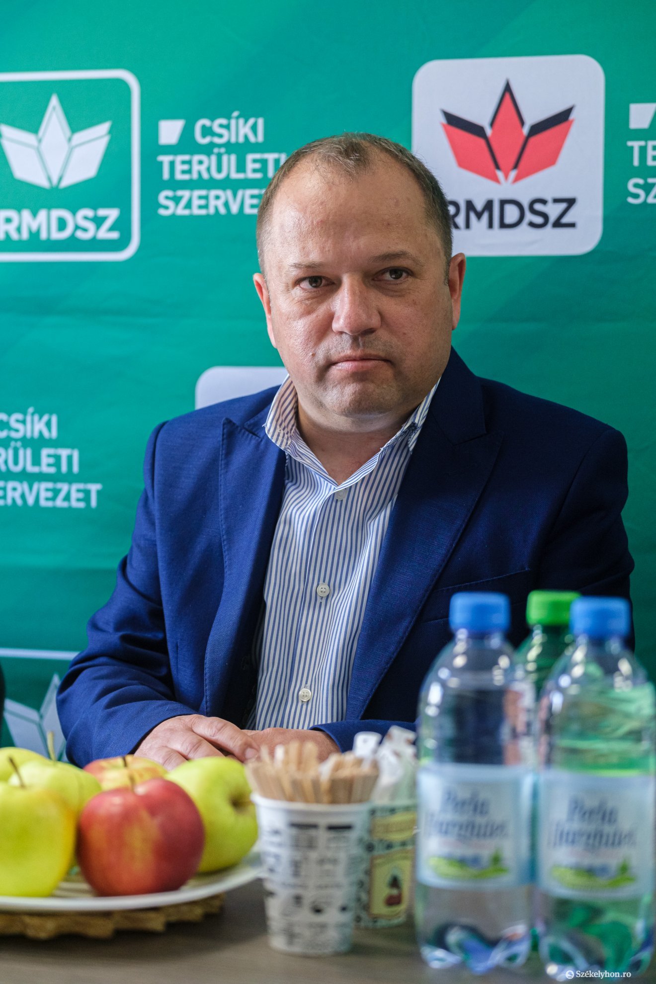 Becze István történelmi pillanatnak tartja a magyar állam által finanszírozott erdélyi falugazdász-hálózat működtetését •  Fotó: Veres Nándor