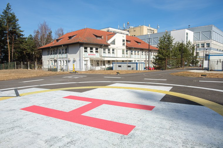 Nemsokára működhet a kórház helikopter-leszállóhelye