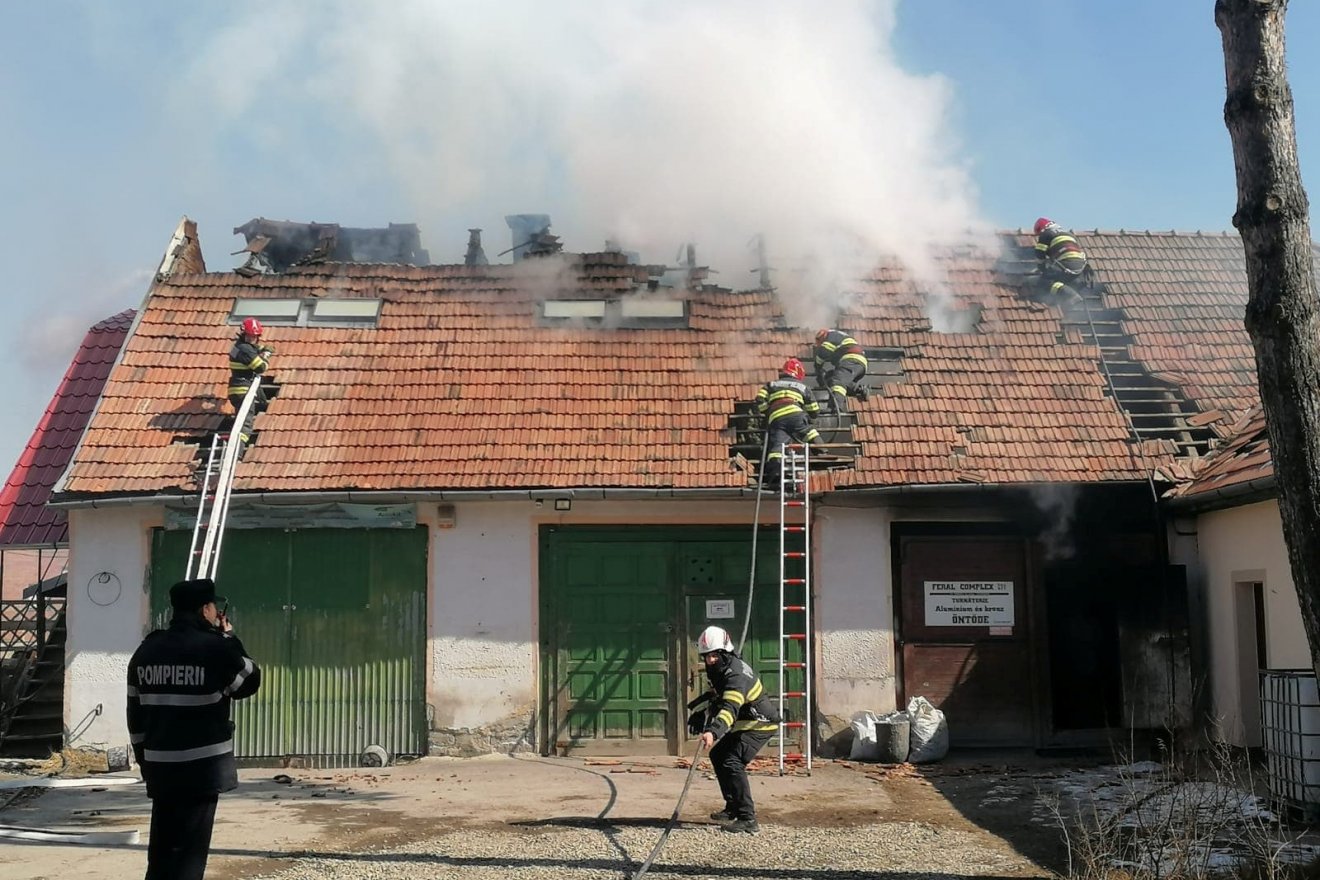 •  Fotó: Hargita megyei tűzoltóság