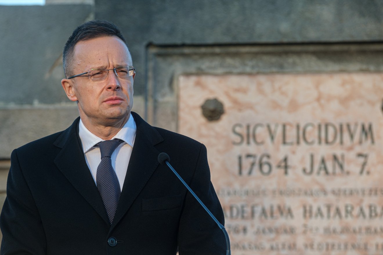 Tétje van. Szijjártó Péter szerint április 3-án minden eddiginél nagyobb jelentősége lesz az erdélyi magyar emberek szavazatának •  Fotó: Veres Nándor
