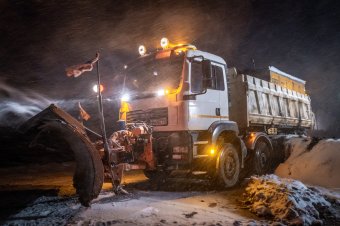 Így takarították el a havat az utakról Hargita és Kovászna megyében – videó