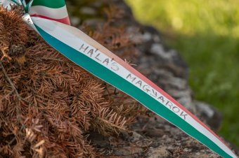 Úzvölgyi haditemető betonkeresztek nélkül