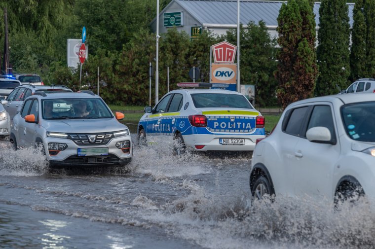 Sárga jelzésű riasztás viharra, árvízre