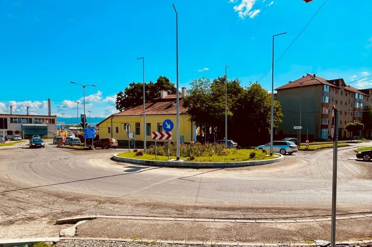Aszfaltozzák a körforgalmat, forgalomkorlátozásra is számítani kell