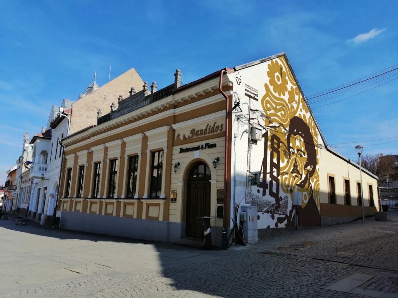 A Petőfi-mural látványterve •  Fotó: PetőfiStreet Art Fesztivál