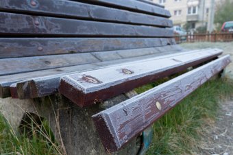 Fagyos reggel emlékeztetett arra, hogy nem múlt el még a tél