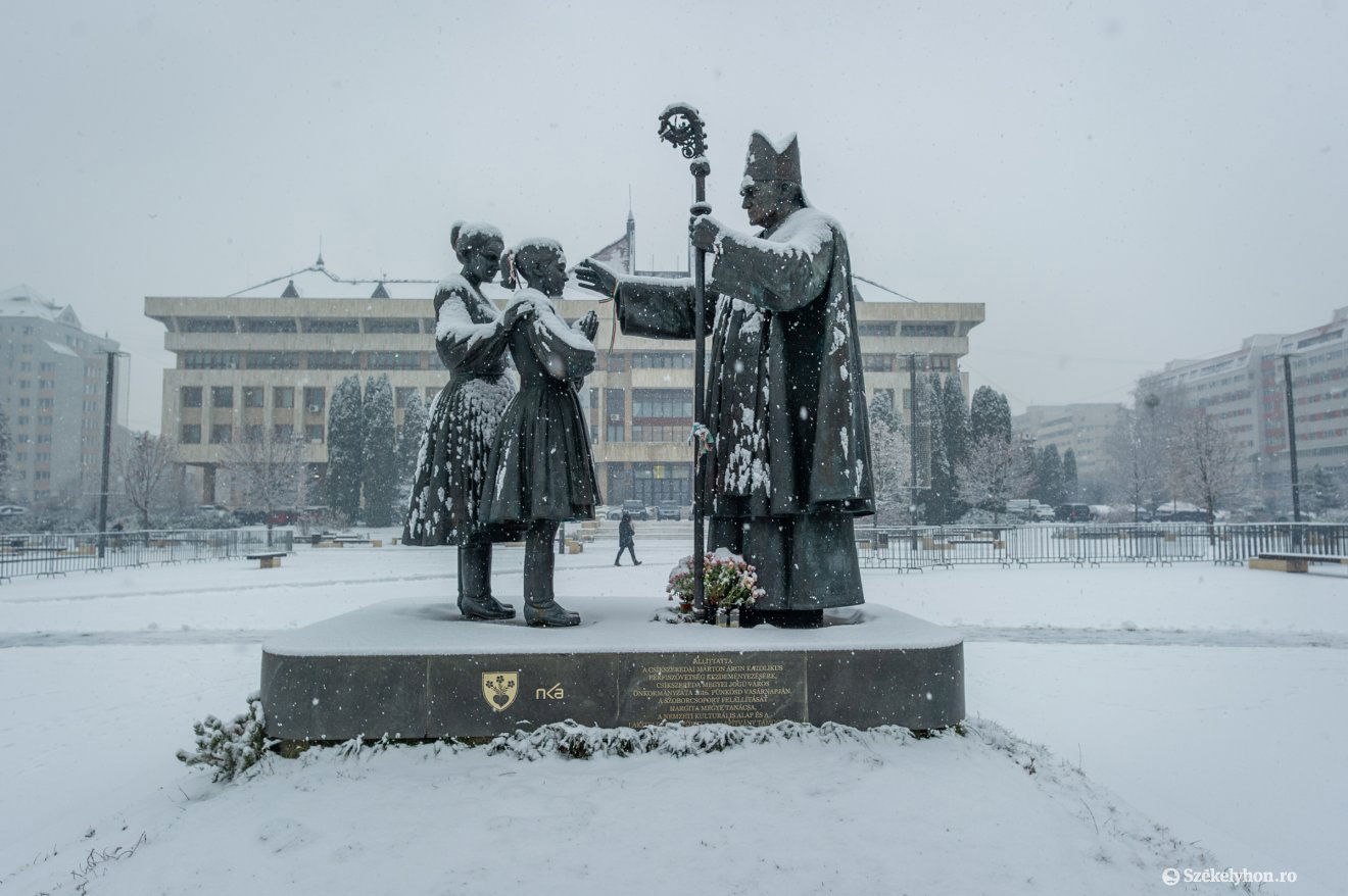 Az idei tél decemberben épphogy csak megmutatta magát •  Fotó: Pinti Attila