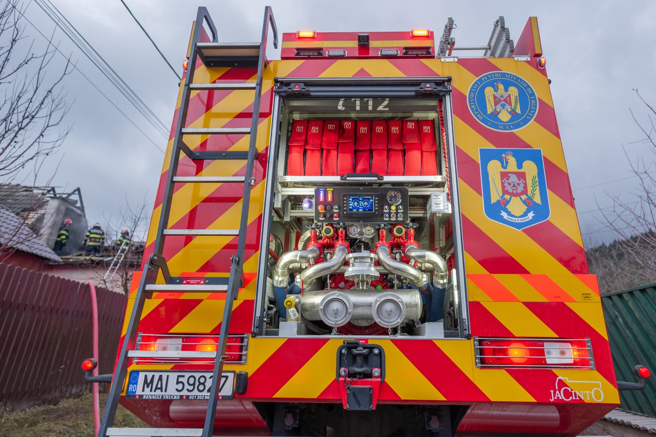 Lakóház gyulladt ki egy Maros megyei településen