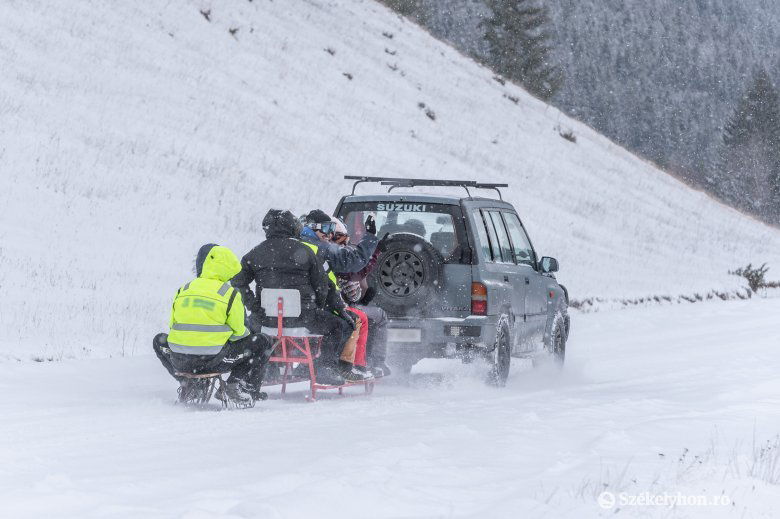 Szánkózásból tragédia Gyergyóremete közelében