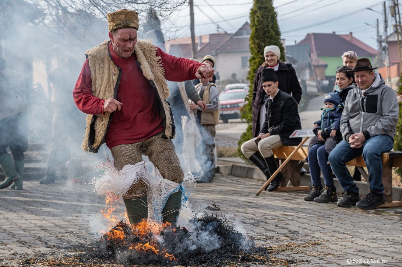 Szárhegyen már túl vannak a bőgőégetésen. •  Fotó: Pinti Attila