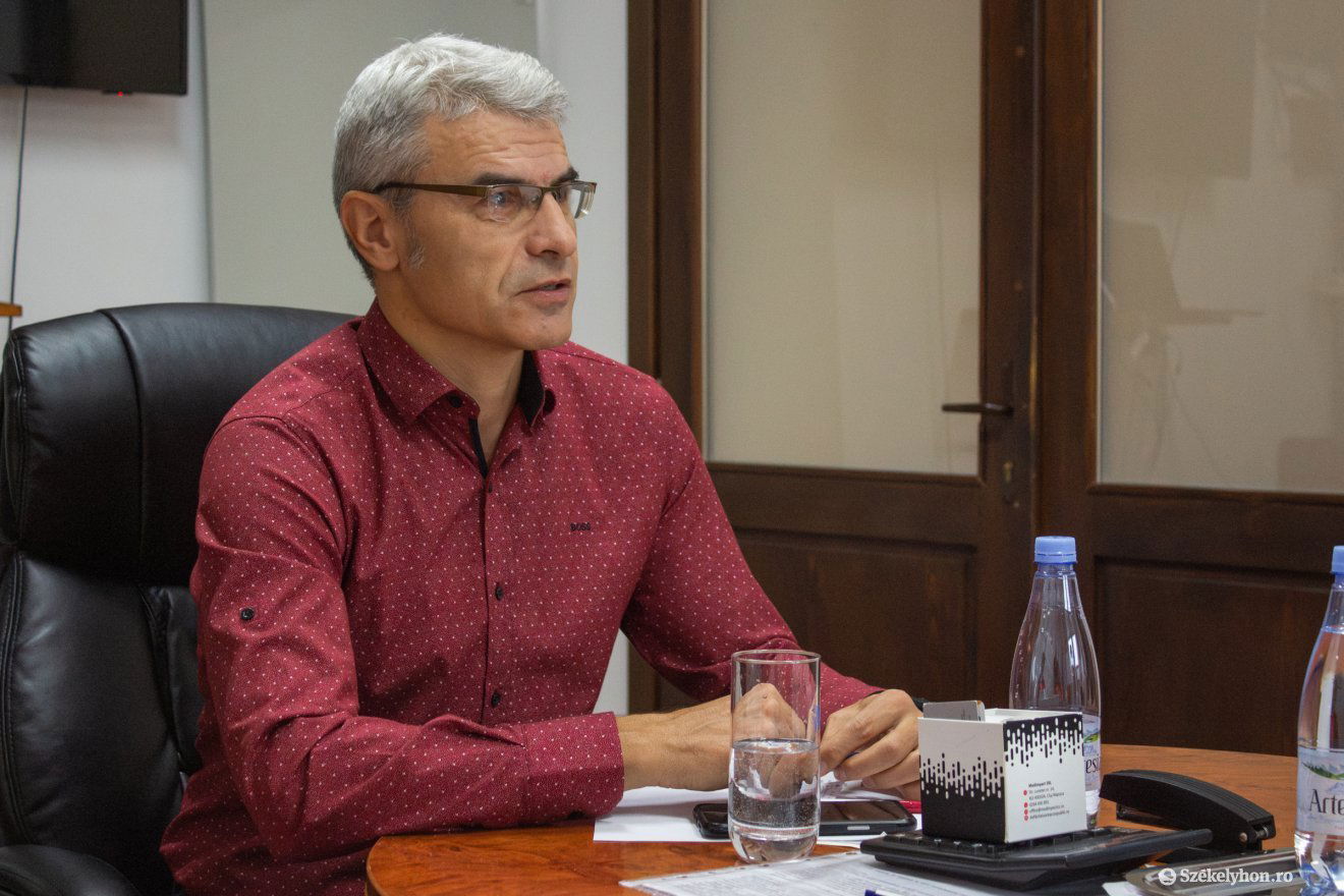 Péter Szilárd, a Hargita Megyei Mentőszolgálat vezetője •  Fotó: Borbély Fanni