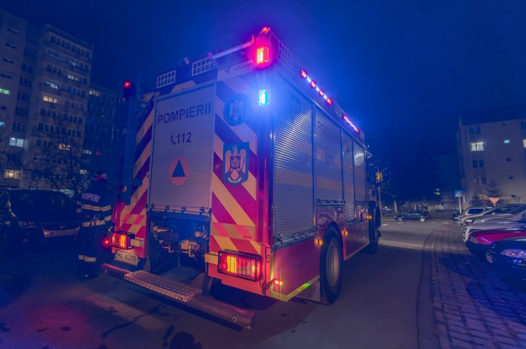 Fiatal férfi sérült meg egy szovátai lakástűzben