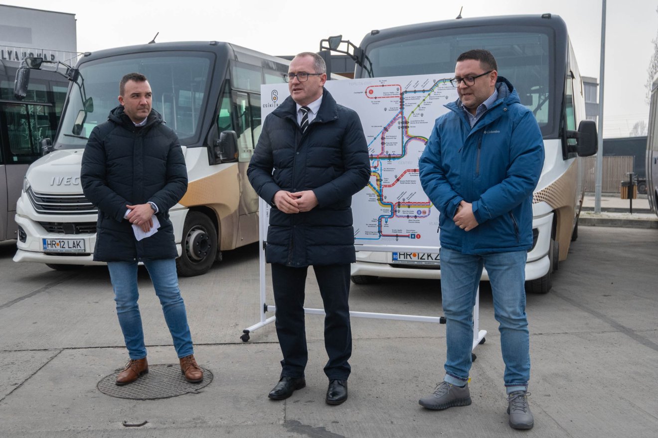 Demény Attila, Korodi Attila és Bors Béla &bullet;  Fotó: Borbély Fanni