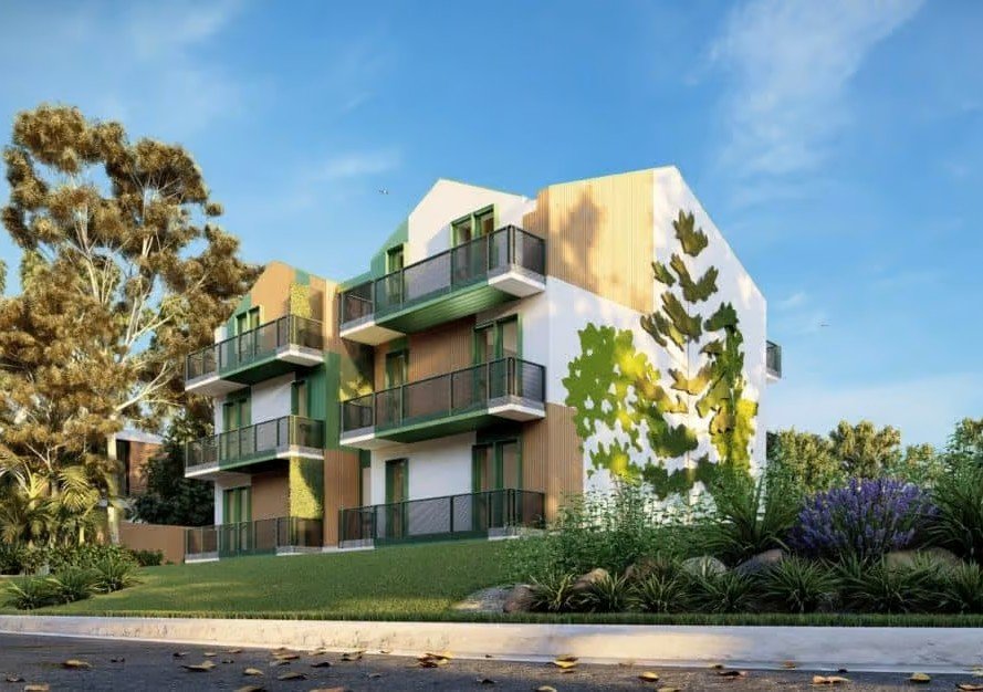 A típusterv, amely nem felelt meg Csíkszeredában. Egyelőre nem épül ilyen tömbház • Fotó: Fejlesztési Minisztérium