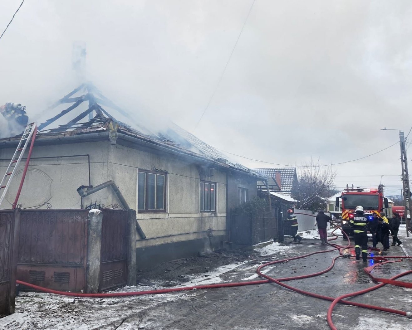 • Fotó: Maros megyei tűzoltóság