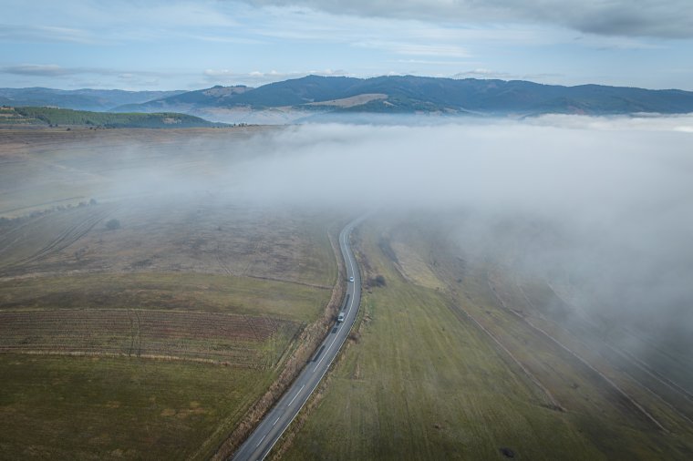 Ködösen indult a hétfő reggel Gyergyószéken