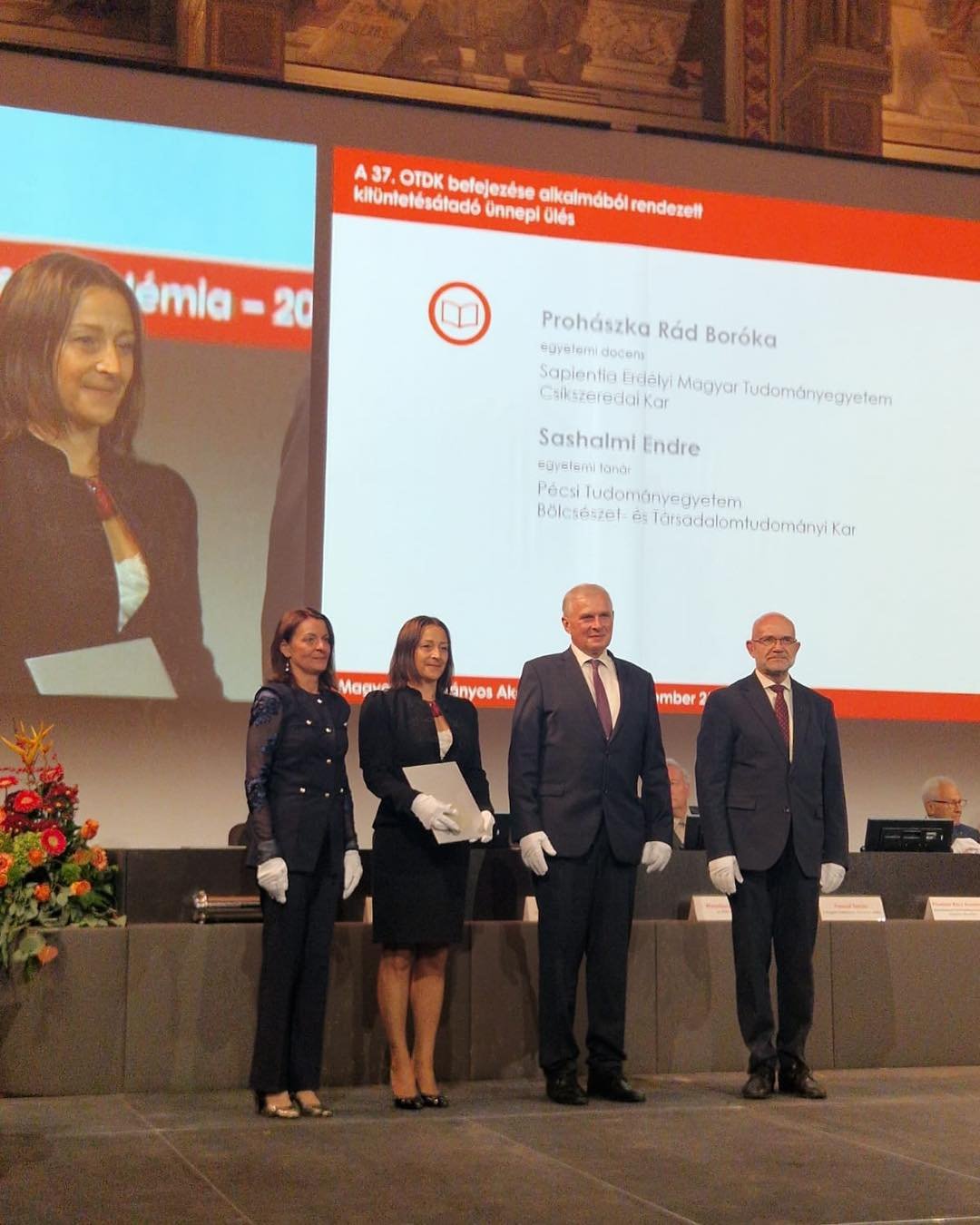 A csíkszeredai oktató Prohászka Rád Boróka több mint két évtizedes munkáját ismerték el